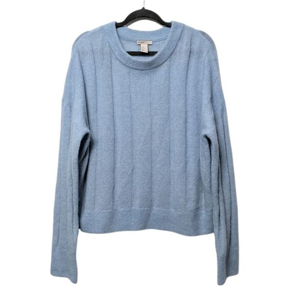 H&M Wool Mohair Crew Neck Oversized Sweater M - Picture 1 of 6